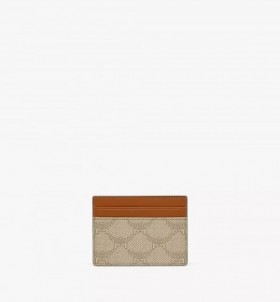 Beige MCM tutto il Mondo Himmel in Lauretos Card Case 